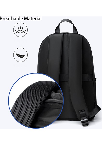 Siyah Özel Logo Özel Su Geçirmez Dizüstü Sırt Çantası Lise Sırt Çantası Erkek Dizüstü Bilgisayar ile Iş Seyahat Laptop Çantası (Yurt Dışından) indirimleri