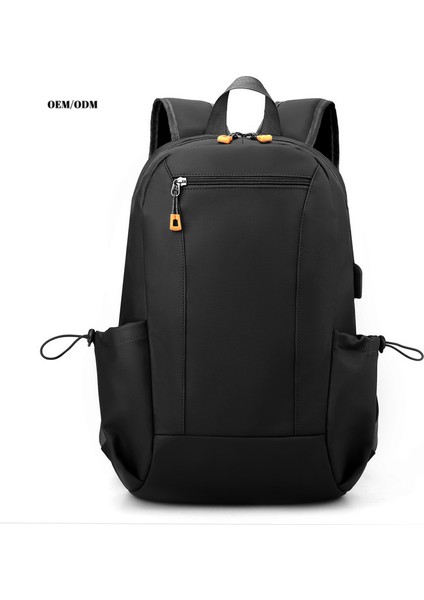 Yeşil Yeni Trend Basit Erkek Sırt Çantası USB Harici Şarj Arayüzü Büyük Kapasiteli Eğlence Moda Su Geçirmez Seyahat Sırt Çantası (Yurt Dışından) fırsatları