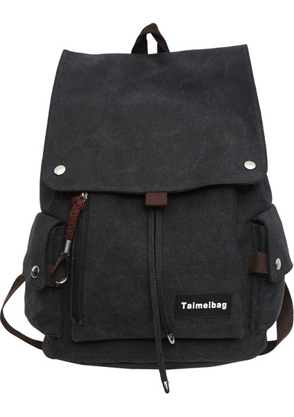 Siyah Sırt Çantası Tasarımcı Okul Çantası Mochila Escolar Seyahat Sırt Çantası Erkek Eğlence Kadın Lise Öğrencilerinin Kampüs Sırt Çantaları (Yurt Dışından)