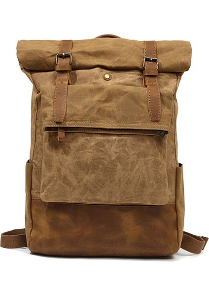 Pamuk Askılı Kahve Kentsel Kanvas Sırt Çantası Çevre Dostu Çantalar (Yurt Dışından) modelleri