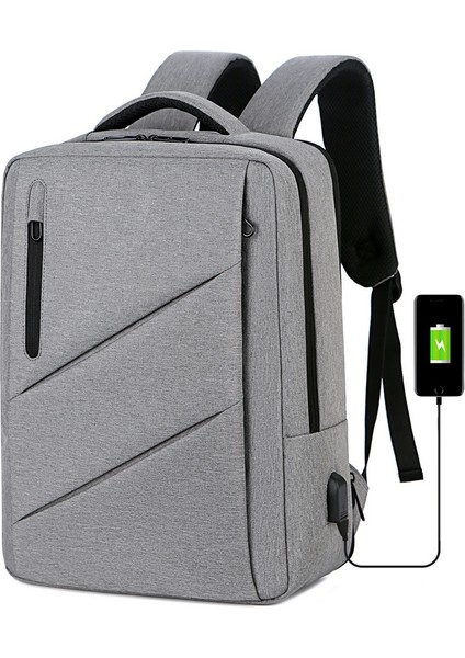 Siyah Rahat Erkek Dizüstü Sırt Çantası Büyük Kapasiteli Açık Iş Sırt Çantası Çok Fonksiyonlu Darbeye Dayanıklı Bilgisayar Çantası (Yurt Dışından) fiyatları