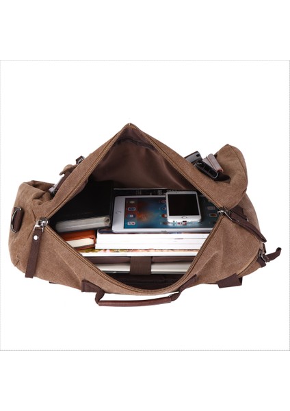 Mavi Zuolunduo Özel Dayanıklı Şık Büyük Kapasiteli Çok Fonksiyonlu Yürüyüş Vintage Seyahat Sırt Çantası Laptop Çantası Erkek Sırt Çantaları (Yurt Dışından) indirimleri