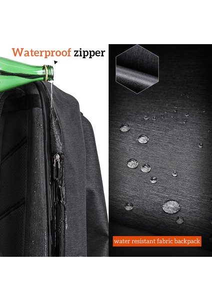 Siyah-Hs-B Daha Yüksek Kaliteli Havayolunda Erkekler Için Seyahat Sırt Çantaları Taşımak USB Grafik Portu ile Suya Dayanıklı Taşınabilir Erkek Sırt Çantası (Yurt Dışından) fırsatları