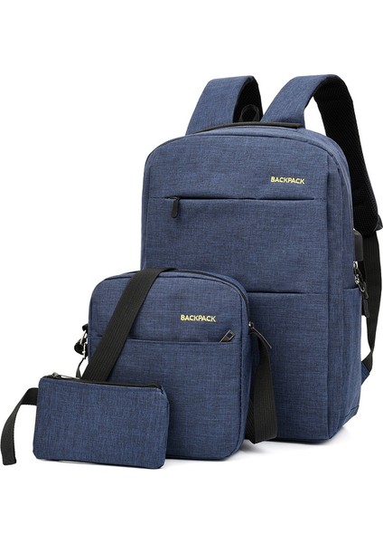 Koyu Gri Mu Laptop Sırt Çantası Yeni Tasarım Okul Çantası Ortaokul Öğrencileri Için En Çok Satan Sırt Çantası Üç Parçalı Set (Yurt Dışından) fiyatları