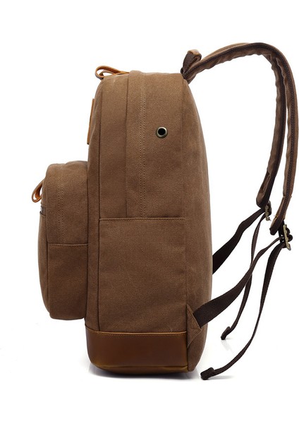 Gri Özel BP2403 Yeni Kanvas Sırt Çantası Erkek Çift Omuz Düz Renk Büyük Kapasiteli Eğlence Seyahat Çantası Kore Moda Sırt Çantası Üreticisi (Yurt Dışından) modelleri