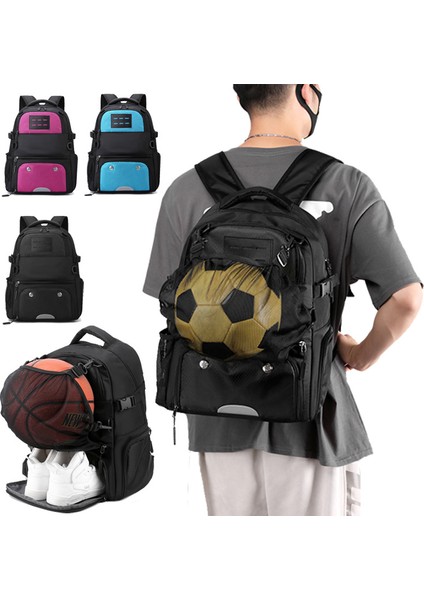 Kırmızı Basketbol Spor Sırt Çantası Erkek Sıçramaya Dayanıklı Açık Futbol Çantası Büyük Kapasiteli Öğrenci Sırt Çantası Bağımsız Ayakkabı Bölmesi (Yurt Dışından) fiyatları