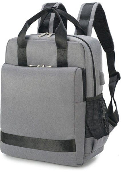 Gri 15 Inç Yüksek Kalite Özelleştirilmiş Renk Su Geçirmez Naylon Malzeme Çanta Erkek Kadın Mochila Siyah Yumuşak Kayış ile Dizüstü Eğlence Sırt Çantası (Yurt Dışından) fiyatları