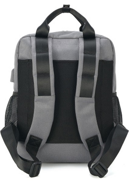 Gri 15 Inç Yüksek Kalite Özelleştirilmiş Renk Su Geçirmez Naylon Malzeme Çanta Erkek Kadın Mochila Siyah Yumuşak Kayış ile Dizüstü Eğlence Sırt Çantası (Yurt Dışından) fırsatları