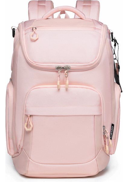 Pembe Ozuko 9409 Erkekler Için Özelleştirilebilir Moda Işe Gidiş Sırt Çantası Bilgisayar Laptop Sırt Çantası Üreticisi Yeni Erkek Iş Sırt Çantası (Yurt Dışından)
