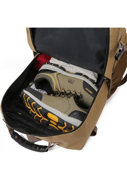 Mavi 1 Yeni Kişilik Erkek Fonksiyonel Çok Kanvas Omuz Çantası Büyük Kapasiteli Açık Nefes Giyilebilir Seyahat Sırt Çantası (Yurt Dışından) fırsatları