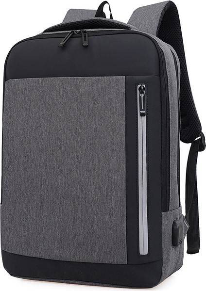 4 Büyük Kapasiteli Sırt Çantası Erkek Laptop Çantası Rahat ve Basit Çalışma Şehir Banliyö Sırt Çantası Öğrenci Çantası (Yurt Dışından)