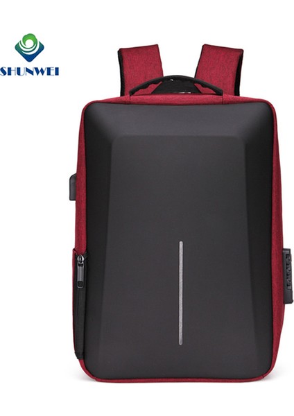 Siyah Fabrika Doğrudan Tedarik Özelleştirilmiş Su Geçirmez Gece Yansıtıcı Erkek Laptop Sırt Çantası USB Şarjlı Rahat Okul Sırt Çantası (Yurt Dışından) fırsatları