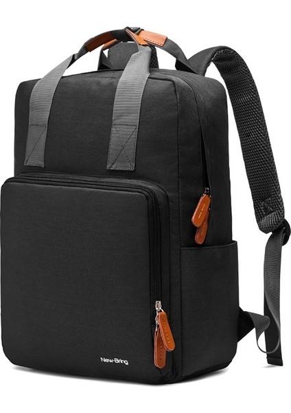 Siyah Moda Trendi Erkek Sırt Çantası Iş Bilgisayarı Çantası Erkekler Için Rahat Su Geçirmez Spor Sırt Çantası Seyahat Çantası (Yurt Dışından)