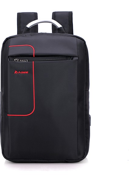 Siyah 15 Inç Marka Moda Rahat Bilgisayar Sırt Çantaları Su Geçirmez Oxford Iplik Sırt Çantaları Dış Kaynak Erkek ve Kadın Omuz Çantaları (Yurt Dışından) fiyatları