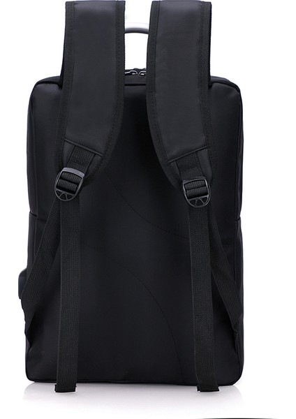 Siyah 15 Inç Marka Moda Rahat Bilgisayar Sırt Çantaları Su Geçirmez Oxford Iplik Sırt Çantaları Dış Kaynak Erkek ve Kadın Omuz Çantaları (Yurt Dışından) indirimleri