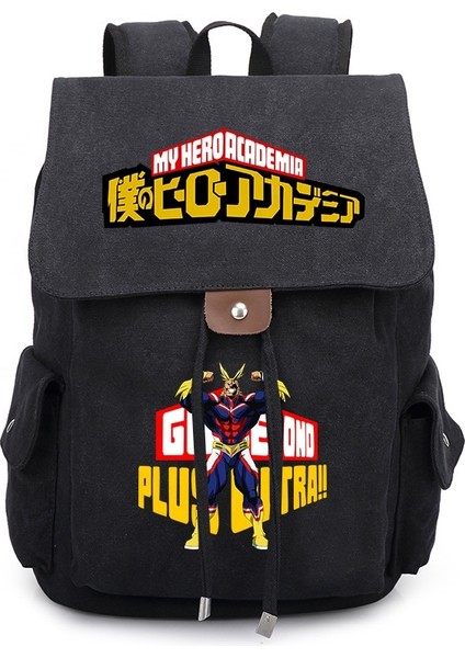 045-2 Yeni My Hero Academia Bakugou Katsuki Midoriya Izuku Karikatür Çevresel Erkek ve Kadın Sırt Çantası Öğrenci Okul Çantası (Yurt Dışından)