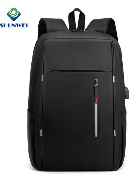 Siyah Fabrika Doğrudan Tedarik Özelleştirilmiş Su Geçirmez Gece Yansıtıcı Unisex Kadın ve Erkek Dizüstü Sırt Çantası Rahat Sırt Çantası (Yurt Dışından) fırsatları