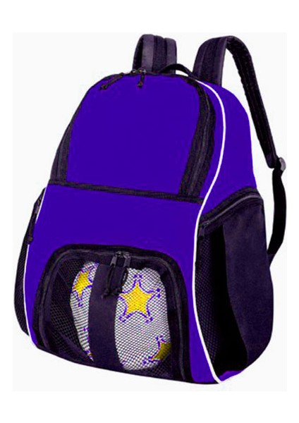 Lacivert Yeni Tasarım Sevimli Futbol Sırt Çantası Özel Logo Baskılı Basketbol Çantası Sırt Çantası Top Bölmeli (Yurt Dışından)