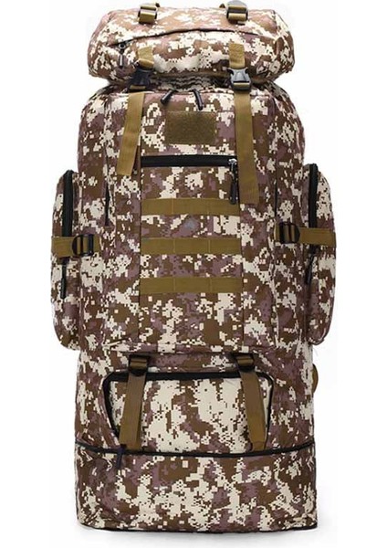 2 100L Yüksek Kapasiteli Su Geçirmez Kamuflaj Açık Kamp Yürüyüş Çantası Erkek Kadın Turizm Spor Sırt Çantası (Yurt Dışından) modelleri