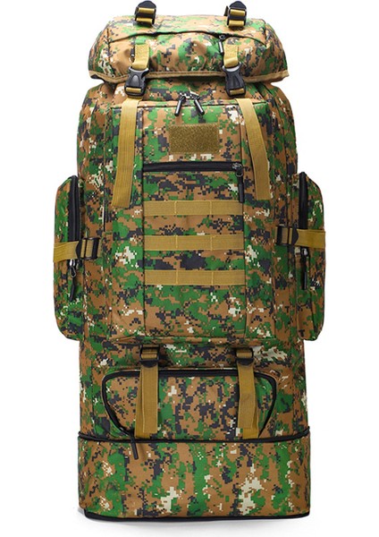 2 100L Yüksek Kapasiteli Su Geçirmez Kamuflaj Açık Kamp Yürüyüş Çantası Erkek Kadın Turizm Spor Sırt Çantası (Yurt Dışından) indirimleri