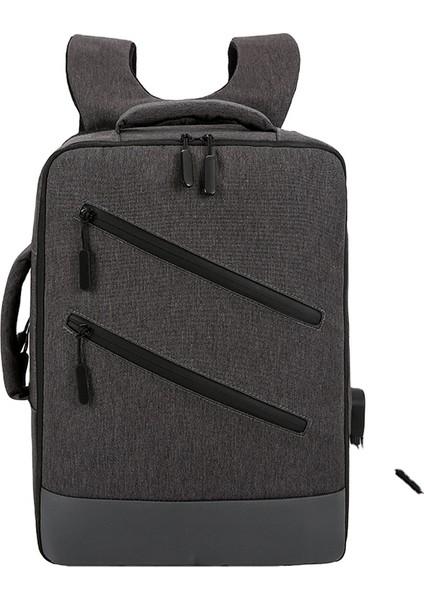 Mavi Erkek Boş Zaman Laptop Sırt Çantası USB Şarjlı Rahat Spor Sırt Çantası (Yurt Dışından) fiyatları