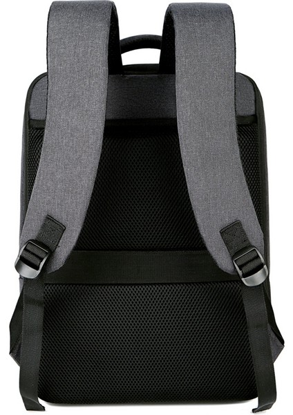 Koyu Gri Rahat Erkek Dizüstü Sırt Çantası Büyük Kapasiteli Açık Iş Sırt Çantası Çok Fonksiyonlu Darbeye Dayanıklı Bilgisayar Çantası (Yurt Dışından) fırsatları