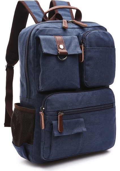 Siyah Yeni Tasarım Seyahat Su Geçirmez Dizüstü Okul Için Özel Kanvas Sırt Çantası (Yurt Dışından) fiyatları