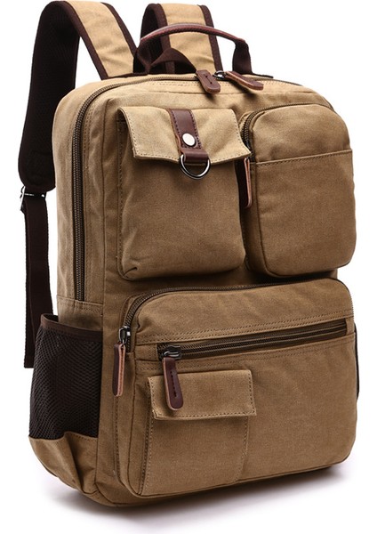 Siyah Yeni Tasarım Seyahat Su Geçirmez Dizüstü Okul Için Özel Kanvas Sırt Çantası (Yurt Dışından) fırsatları