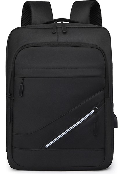 Siyah 15.6 Inç Dizüstü Sırt Çantaları Çanta Su Geçirmez Seyahat Çantaları Erkekler Için USB Bağlantı Noktalı Anti Hırsızlık Sırt Çantası (Yurt Dışından) fiyatları