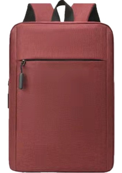 Rose Madder Özel Logo Iş Ofis Sırt Çantaları Dizüstü Bilgisayar Çantası USB Şarjlı Düşman Erkekler (Yurt Dışından)