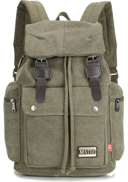 Kahverengi Kore Tarzı Kolej Siyah Gençler Için Yeni Stil Mumlu Kanvas Sırt Çantası (Yurt Dışından) fiyatları