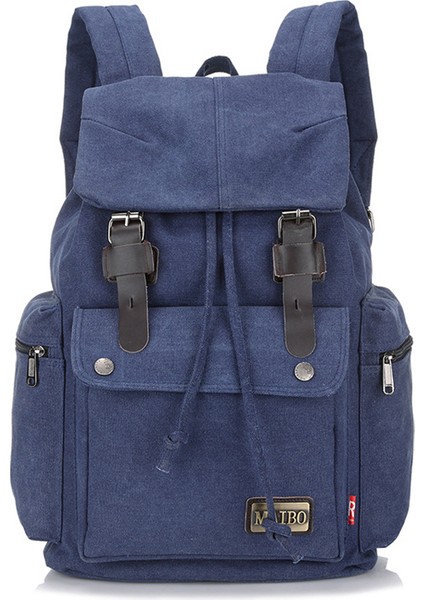 Kahverengi Kore Tarzı Kolej Siyah Gençler Için Yeni Stil Mumlu Kanvas Sırt Çantası (Yurt Dışından) modelleri