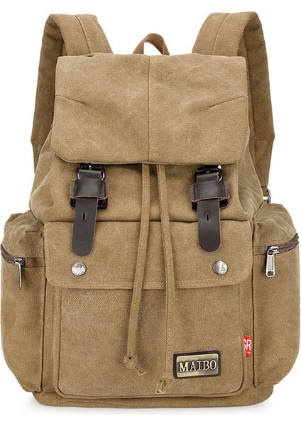 Kahverengi Kore Tarzı Kolej Siyah Gençler Için Yeni Stil Mumlu Kanvas Sırt Çantası (Yurt Dışından) fırsatları