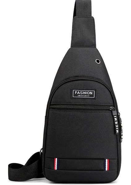 3 Ydm Erkek Omuz Çantaları Naylon Bel Paketleri Tek Kollu Çanta Crossbody Açık Spor Göğüs Paketi Günlük Piknik Kanvas (Yurt Dışından)