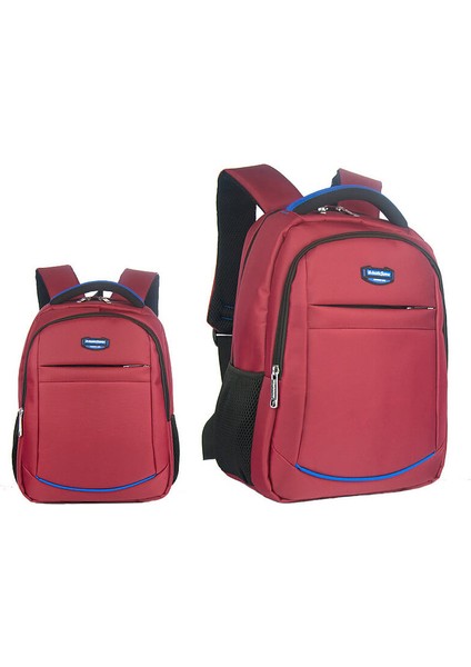 Mor 27*15*36 cm V403 Yüksek Kaliteli Naylon Latop Sırt Çantası Okul Çantaları Büyük Kapasiteli Özel Erkek Okul Sırt Çantası Logolu (Yurt Dışından)