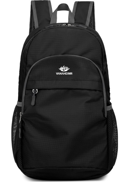 Gri Sırt Çantası Açık Seyahat Çantası Hafif Katlanır Spor Sırt Çantası Su Geçirmez Sırt Çantası Erkek ve Kadın Modası (Yurt Dışından) fiyatları