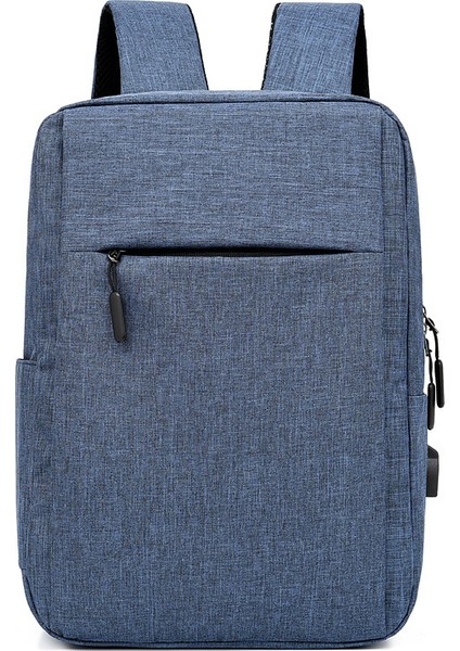 Gri Erkek Sırt Çantası 15.6 Inç Bilgisayar Iş Çantası Çok Yönlü USB Şarj Edilebilir Sırt Çantası Erkek Su Geçirmez Seyahat Dizüstü Sırt Çantası (Yurt Dışından) fiyatları