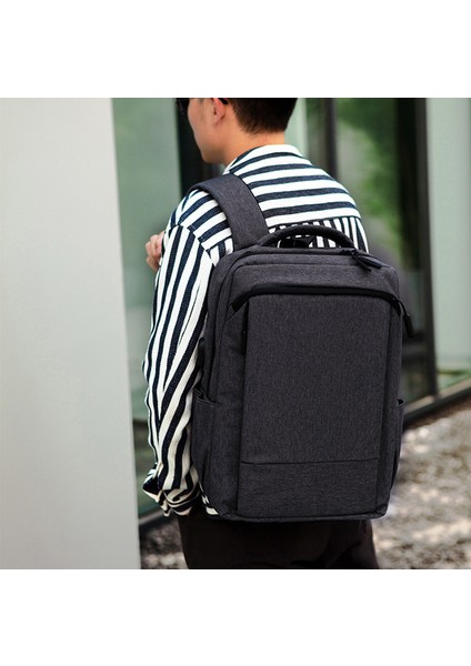 Siyah 2022 Yeni Oxford Erkek Bilgisayar Sırt Çantaları Öğrenci Seyahat Lüks Tasarımcı Çanta Erkekler Ofisi Büyük Kapasiteli Sırt Çantaları ile USB (Yurt Dışından) fırsatları