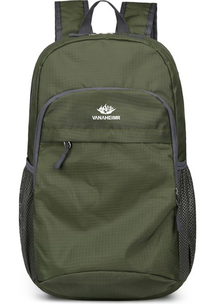 Gri Sırt Çantası Açık Seyahat Çantası Hafif Katlanır Spor Sırt Çantası Su Geçirmez Sırt Çantası Erkek ve Kadın Modası (Yurt Dışından) modelleri