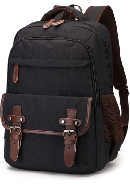 Siyah Yeni Moda Yüksek Kalite 15.6 Inç Çanta Kapak Moda Koreli Erkek Sırt Çantası Sırt Çantası (Yurt Dışından)