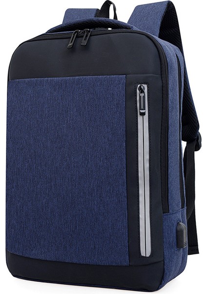 1 Büyük Kapasiteli Sırt Çantası Erkek Laptop Çantası Rahat ve Basit Çalışma Şehir Banliyö Sırt Çantası Öğrenci Çantası (Yurt Dışından)