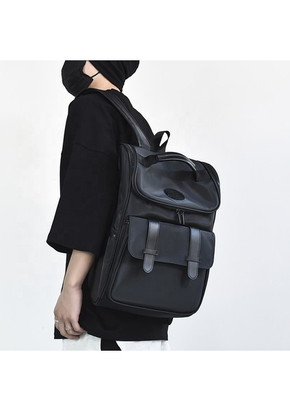 Siyah-Pu Su Geçirmez Erkek Gençler Için Okul Sırt Çantaları Spor Sırt Çantası Orijinal Omuz Çantaları Erkek Sırt Çantası Dizüstü Seyahat Okul Çantaları (Yurt Dışından) fiyatları