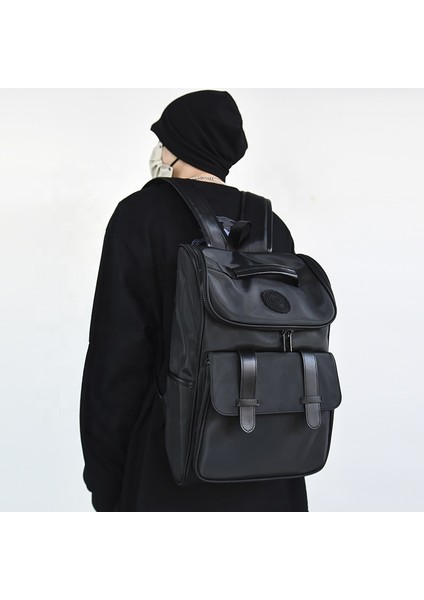 Siyah-Pu Su Geçirmez Erkek Gençler Için Okul Sırt Çantaları Spor Sırt Çantası Orijinal Omuz Çantaları Erkek Sırt Çantası Dizüstü Seyahat Okul Çantaları (Yurt Dışından) indirimleri