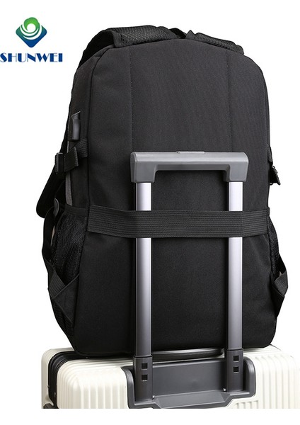 Gri Fabrika Doğrudan Tedarik Özelleştirilmiş Su Geçirmez Gece Yansıtıcı Tasarım Rahat Sırt Çantası Erkek USB Şarj Cihazı ile Laptop Sırt Çantası (Yurt Dışından) fırsatları