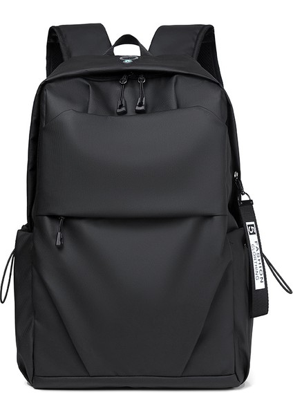 Siyah Sırt Çantası Erkek Çanta Çok Fonksiyonlu Iş Bilgisayarı Çantası Büyük Kapasiteli Iş Seyahati Bir Omuz Crossbody Sırt Çantası (Yurt Dışından)