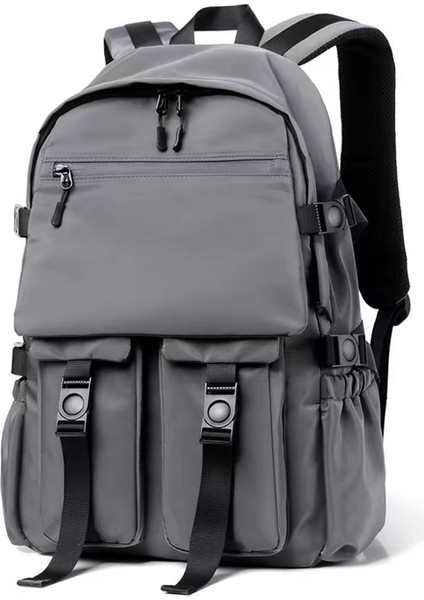 Mavi Su Geçirmez Büyük Kapasiteli Bilgisayar Sırt Çantası Erkek Seyahat Sırt Çantası Basit Eğlence Öğrenci Çantası (Yurt Dışından) fırsatları