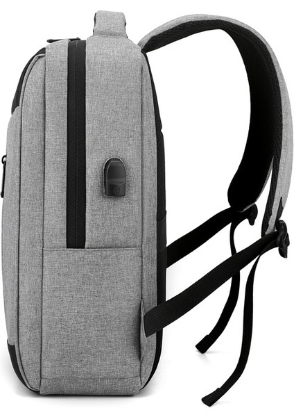 Lacivert Büyük Kapasiteli Laptop Çantası Sırt Çantası USB Şarjlı Iş Sırt Çantası Günlük Kullanım Için Büyük Kapasiteli Özel Logo Laptop Çantası (Yurt Dışından) fiyatları