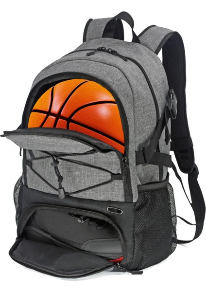 Gri Basketbol Ipli Sırt Çantası Ayakkabı Bölmeli Dize Cinch Sırt Çantası Unisex Için (Yurt Dışından) fırsatları