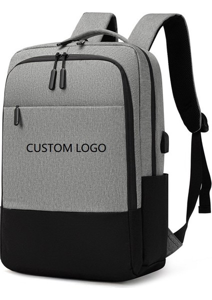 Siyah Fabrika Baskı Logo Oxford Su Geçirmez USB Şarj Laptop Çantaları Gençler Için Adam Çantası Özel Çantalar Erkekler Için Sırt Çantası (Yurt Dışından) fiyatları