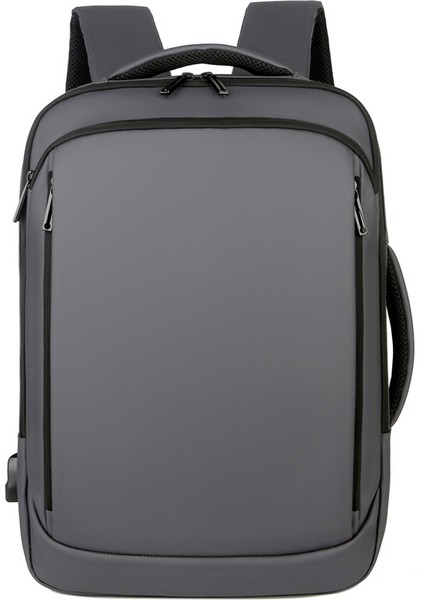 Gri Çok Fonksiyonlu Kentsel Sırt Çantası Hafif Hafif Erkek Sırt Çantası Büyük Kapasiteli Aşınmaya Dayanıklı Bilgisayar Çantası (Yurt Dışından)